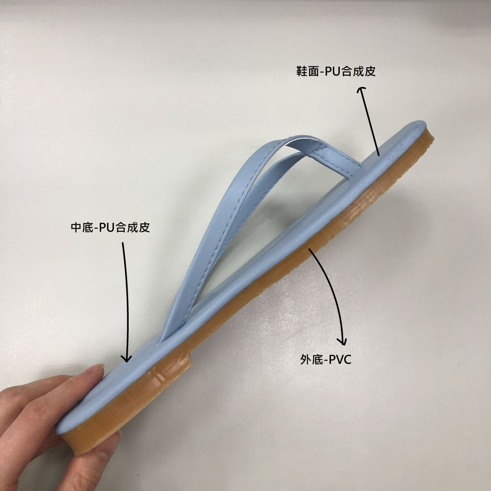 拖鞋構造與標示